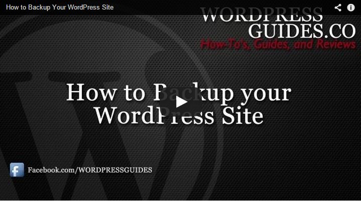 How to Backup Your WordPress Site in 5 minutes