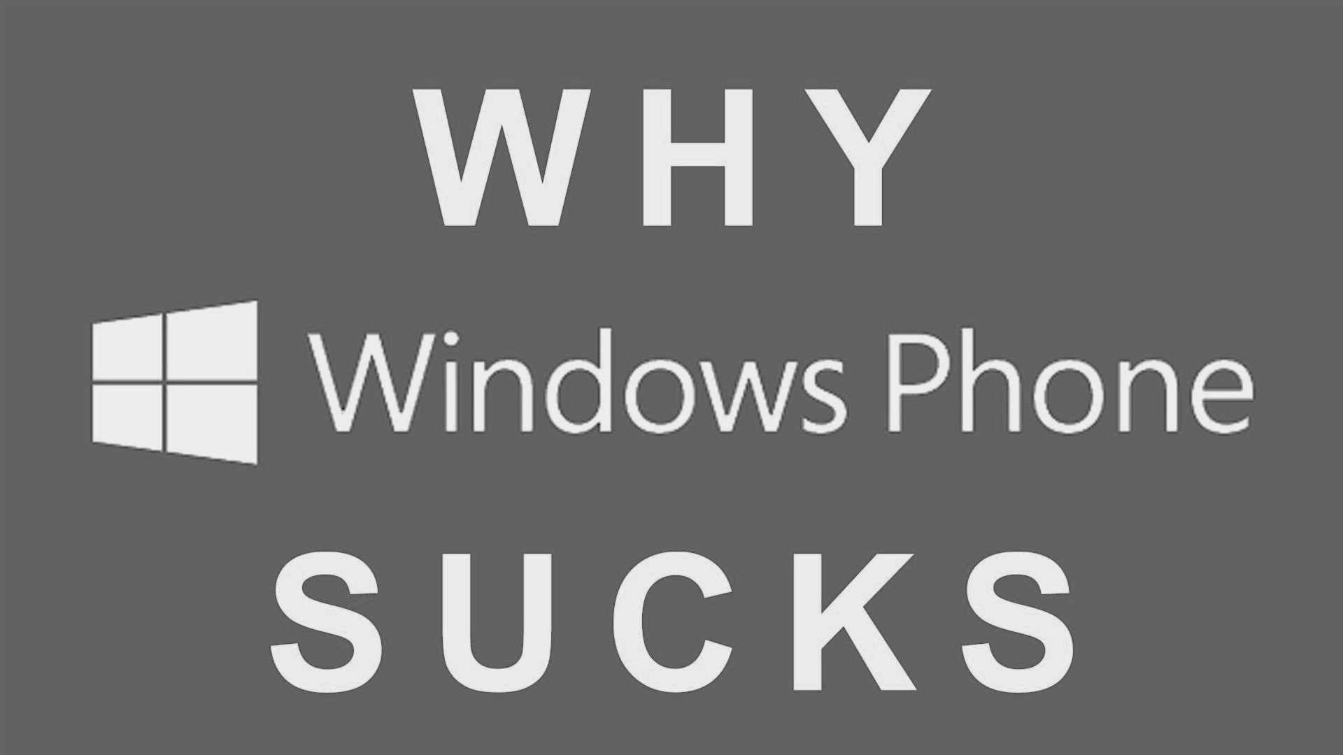 Tech Fail : The Windows Phone I Hate