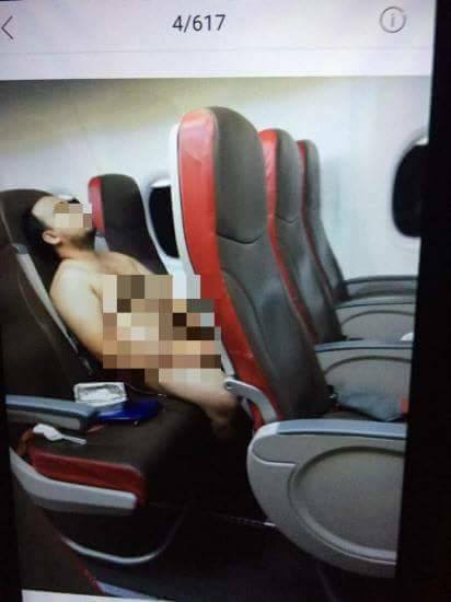 Bangladeshi Air passenger tied up after Masturbating on Malaysian Stewardess